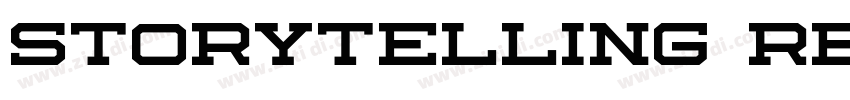 Storytelling Regular字体转换 Storytelling Regular字体转换